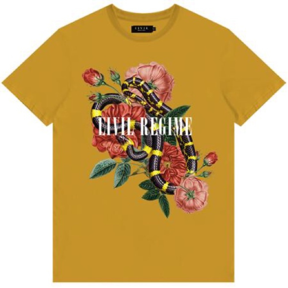 Civil Regime serpentine T-shirt